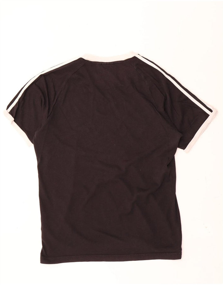 Ανδρικό T-Shirt Adidas Τοπ μεσαίο μαύρο βαμβακερό