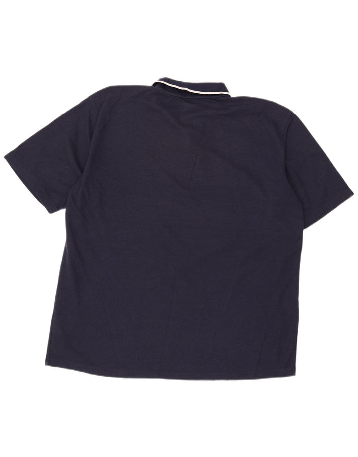 Ανδρικό πουκάμισο Umbro Polo 2XL Navy Blue Polyester