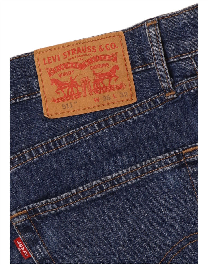 LEVI'S Ανδρικό 511 Slim Jeans W36 L32 Μπλε
