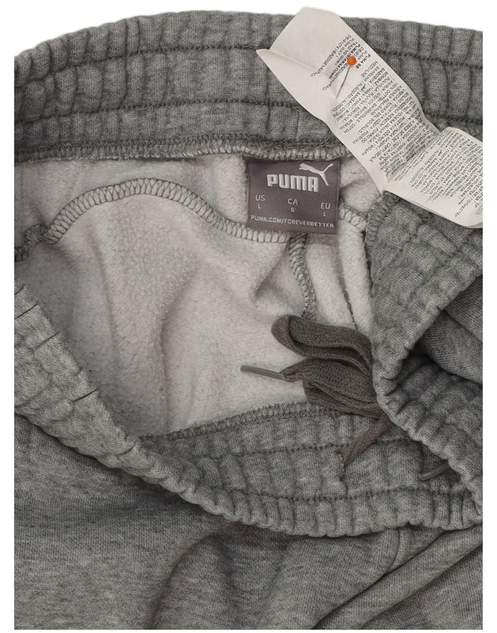 Ανδρική φόρμα PUMA Παντελόνι Joggers Μεγάλο Γκρι Βαμβακερό