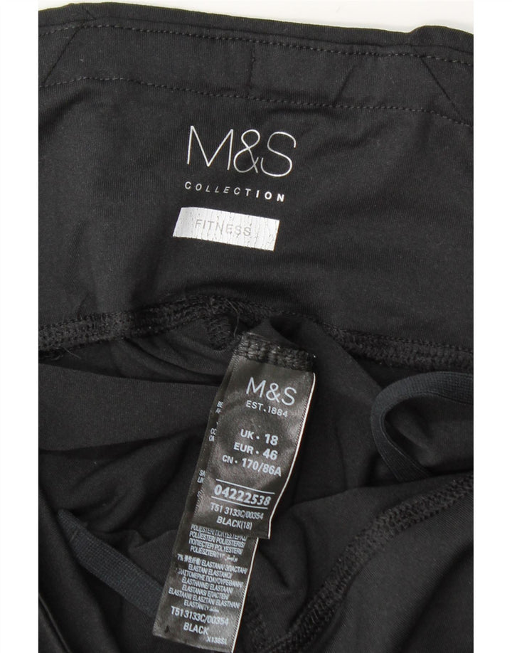 Marks & Spencer Γυναικεία Κολάν UK 18 XL Μαύρο Πολυεστέρας