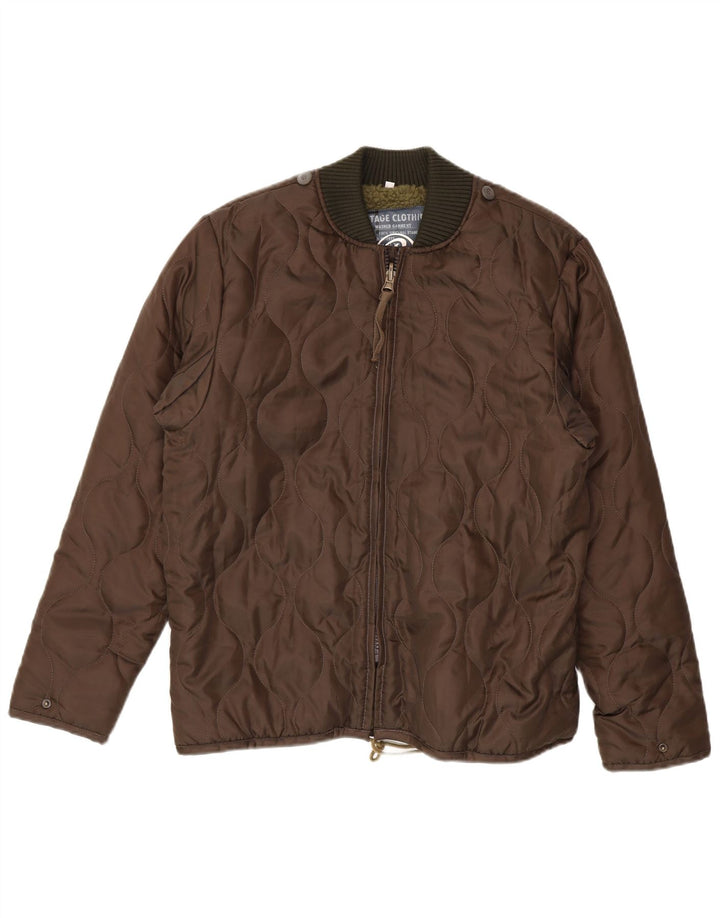 Brandit Ανδρικό μπουφάν με επένδυση UK 38 Medium Khaki Polyester