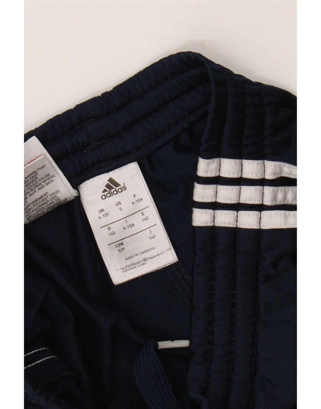 Παντελόνι αθλητικής φόρμας Adidas Boys 9-10 Years Navy Blue Polyester