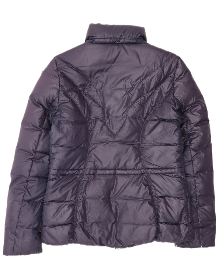 Blauer Γυναικείο μπουφάν UK 14 Medium Purple Polyester
