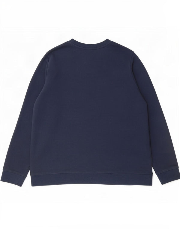 Marks & Spencer Γυναικεία φούτερ Jumper UK 20 2XL Navy Blue Cotton