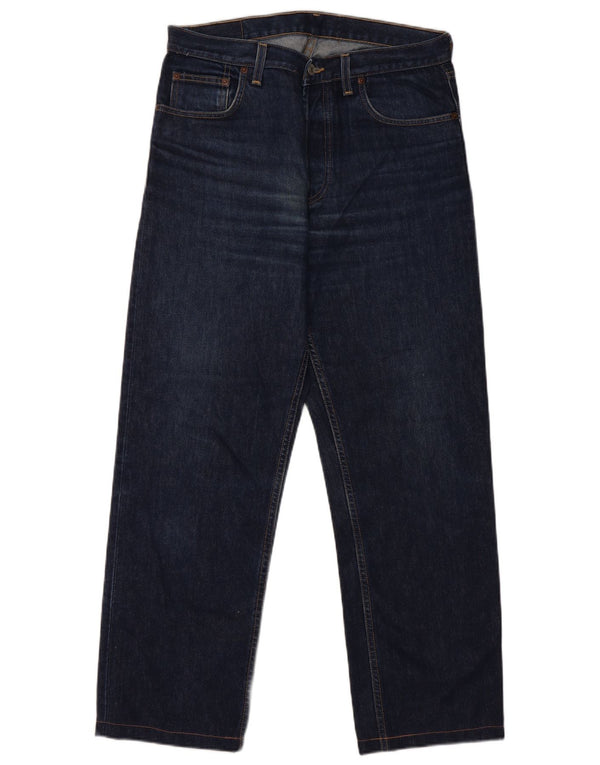Rifle Ανδρικό τζιν ίσιο W33 L28 Navy Blue Cotton
