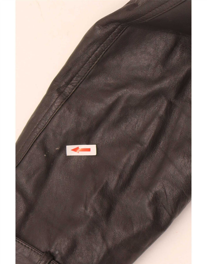 Vintage Ανδρικό Δερμάτινο Μπουφάν UK 36 Small Grey