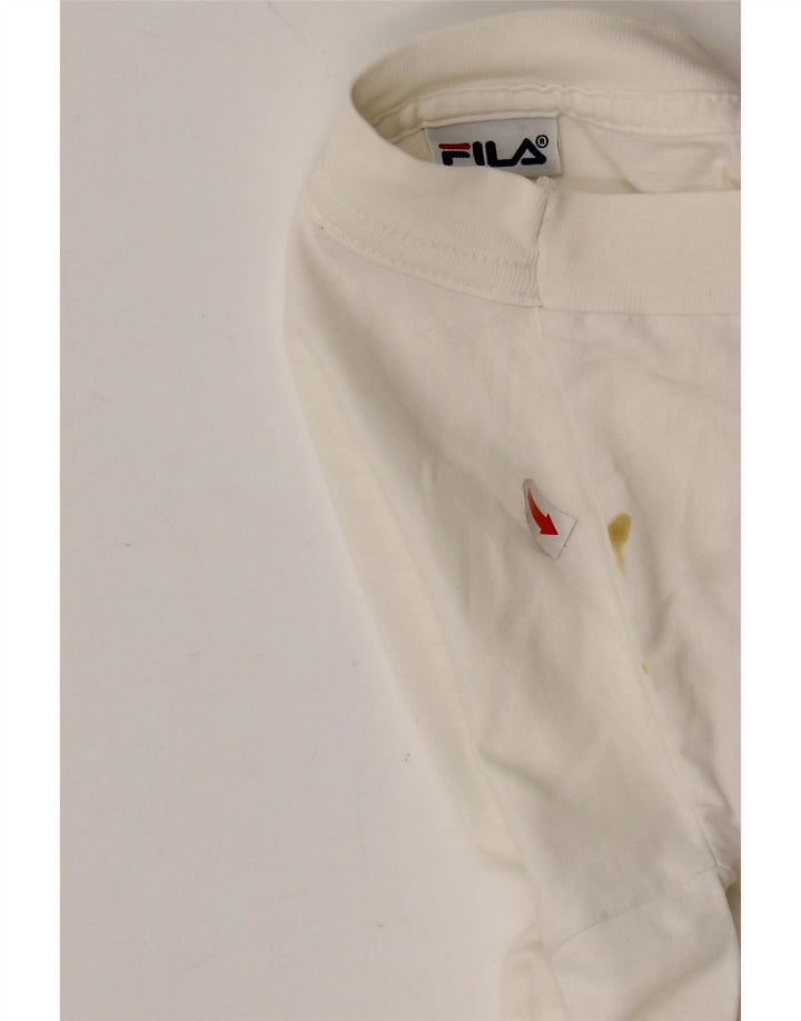 Ανδρικό T-Shirt FILA Top Small White