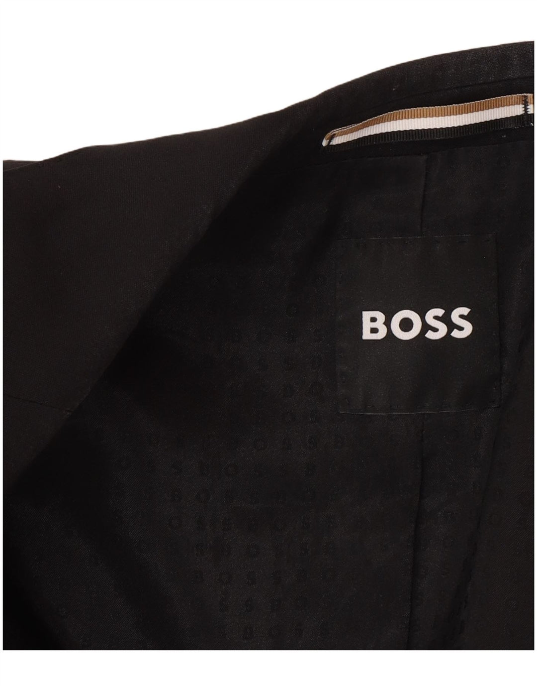 Ανδρικό σακάκι σακάκι Hugo Boss EU 56 3XL Μαύρο μάλλινο με 2 κουμπιά