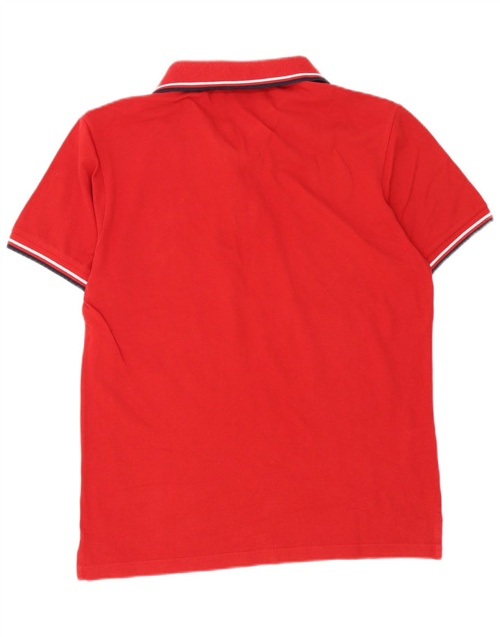 Fred Perry Ανδρικό πουκάμισο πόλο με μεσαίο κόκκινο ριγέ βαμβακερό