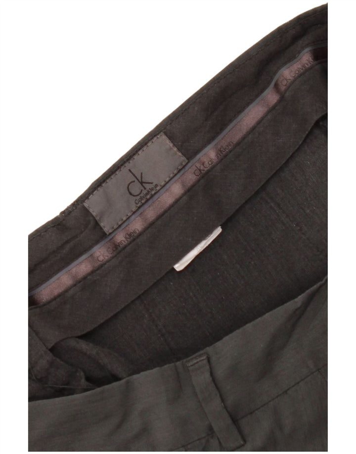 CALVIN KLEIN Ανδρικό Slim παντελόνι Chino W32 L28 Γκρι