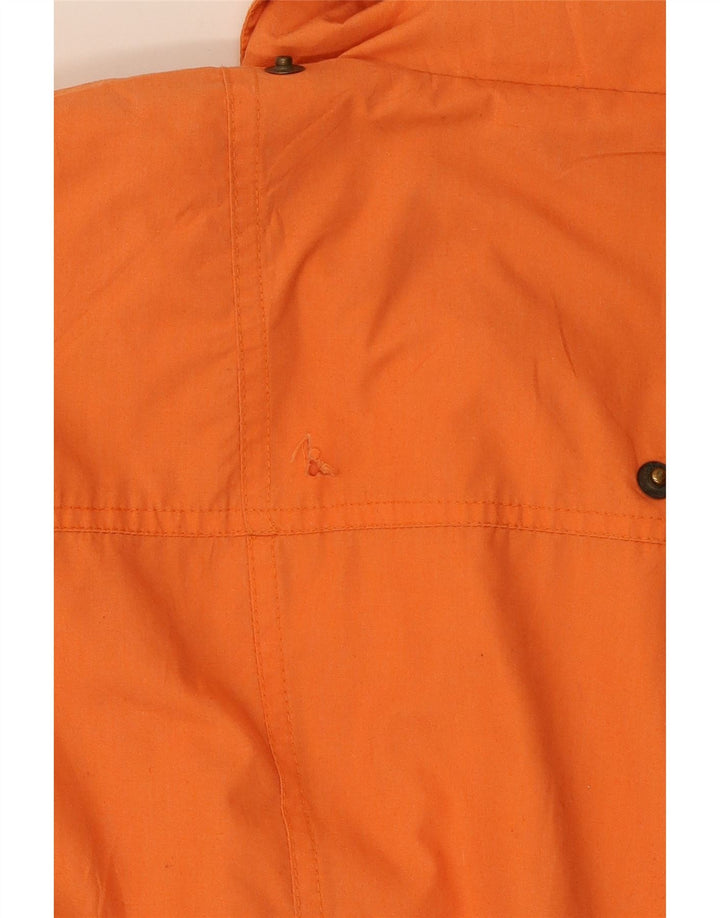 St John's Bay Mens Utility Jacket UK 44 2XL Orange Polyester