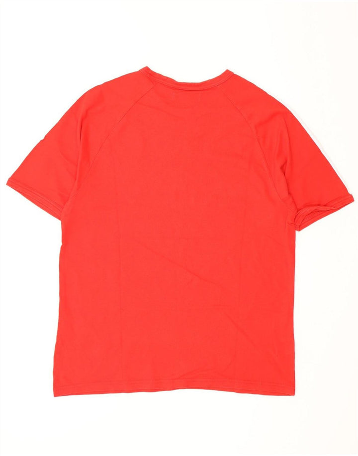 Ανδρικό T-Shirt Adidas Top μεγάλο κόκκινο βαμβακερό