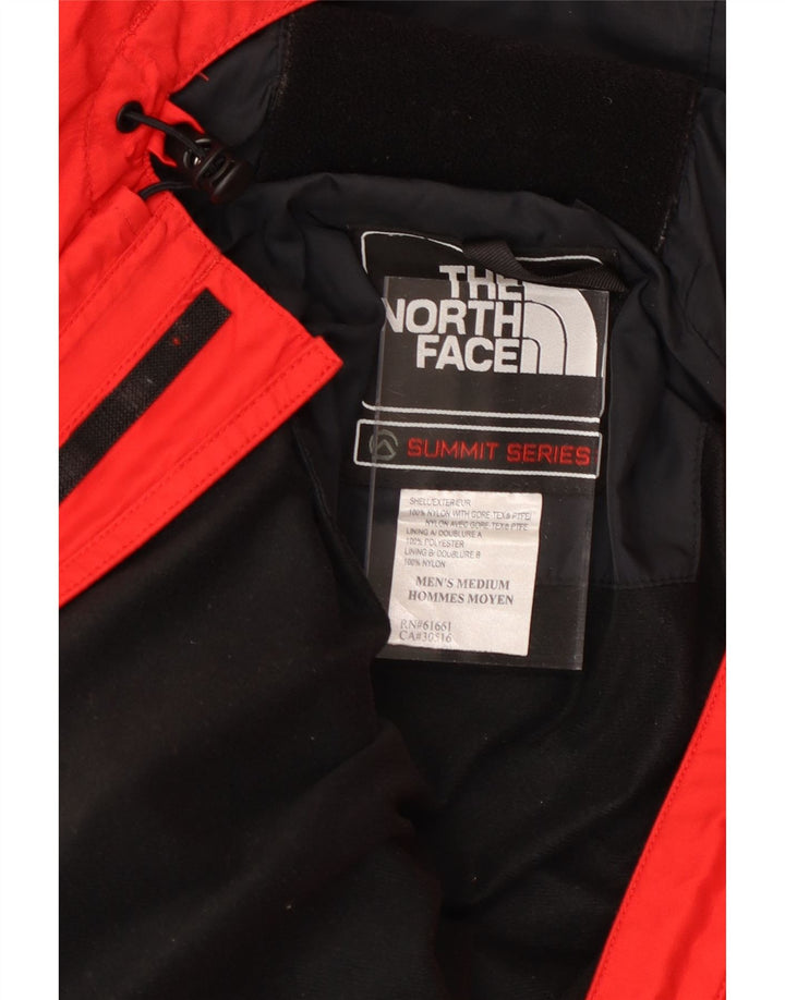 The NORTH FACE Ανδρικό μπουφάν με κουκούλα αντιανεμικό UK 38 Medium Red Colourblock