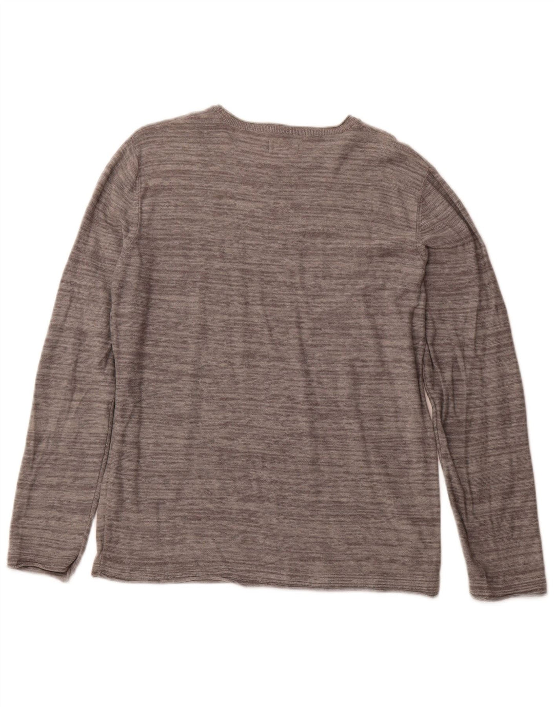 JACK & JONES Ανδρικό τοπ μακρυμάνικο μεγάλο γκρι βαμβακερό