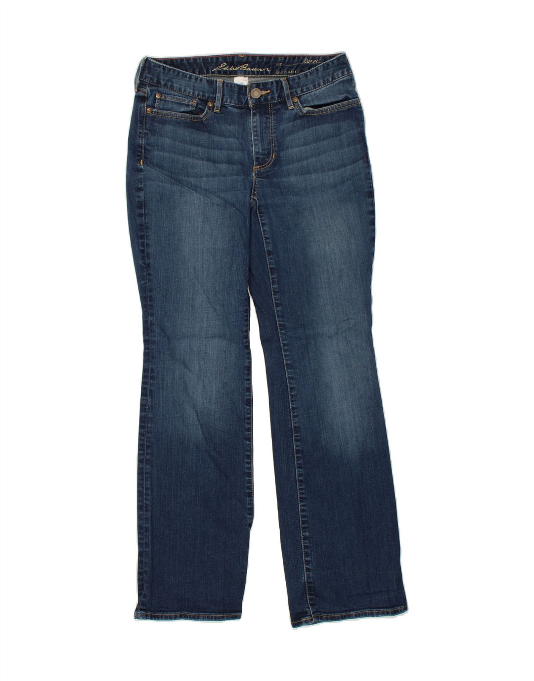 EDDIE BAUER Womens Bootcut Jeans US 6 Medium W28 L30 Navy Blue Vintage Eddie Bauer and Second-Hand Eddie Bauer from Messina Hembry 