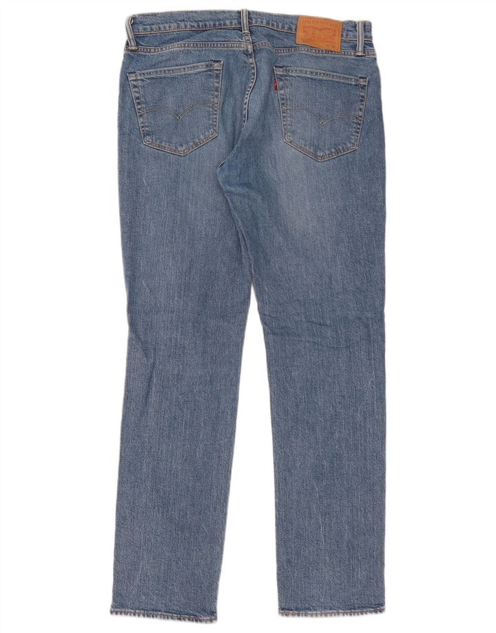 Levi's Mens 511 Slim Jeans W34 L32 Blue Cotton