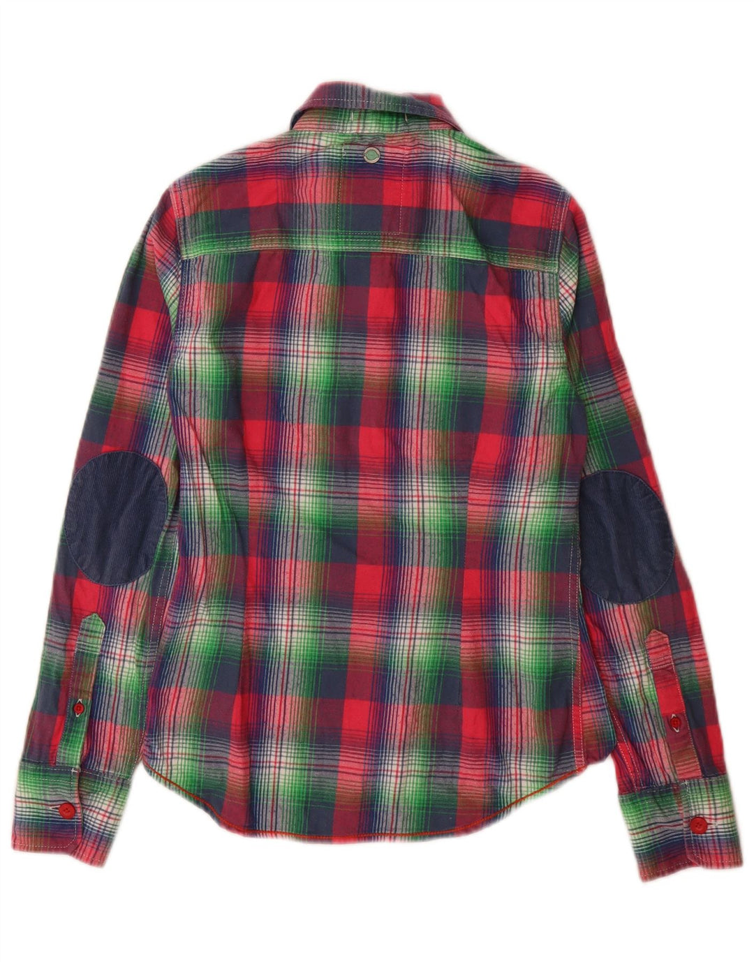 Γυναικείο φανελένιο πουκάμισο SUPERDRY UK 6 XS Πολύχρωμο βαμβακερό καρό