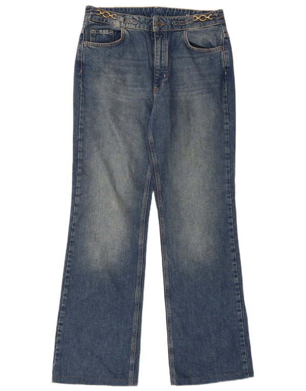 Massimo Dutti γυναικείο ψηλό μποτάκι τζιν EU 40 Medium W30 L31 Blue