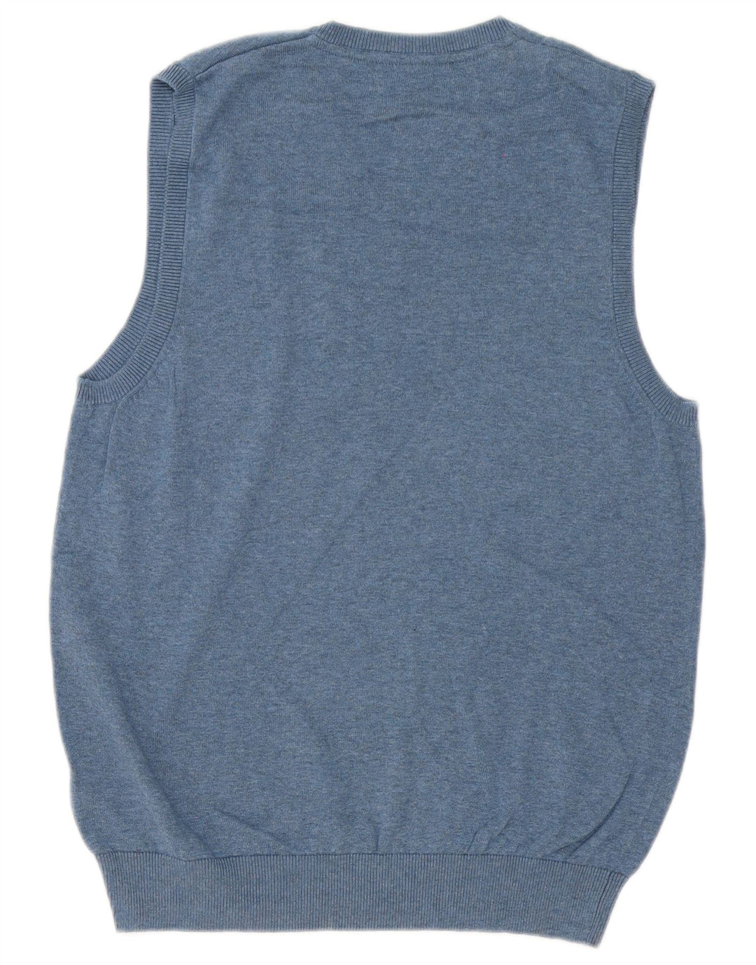 Marks & Spencer Ανδρικό γιλέκο Tank Top Μεσαίο μπλε βαμβακερό