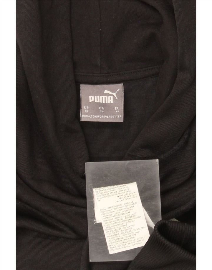 Puma Mens Graphic Hoodie Jumper XS Μαύρος Πολυεστέρας