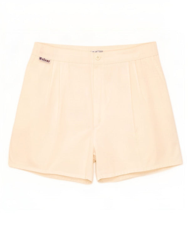 Sivar Γυναικείο Ψηλόμεσο Σορτς Chino IT 50 XL W30 Λευκό Πολυεστέρας