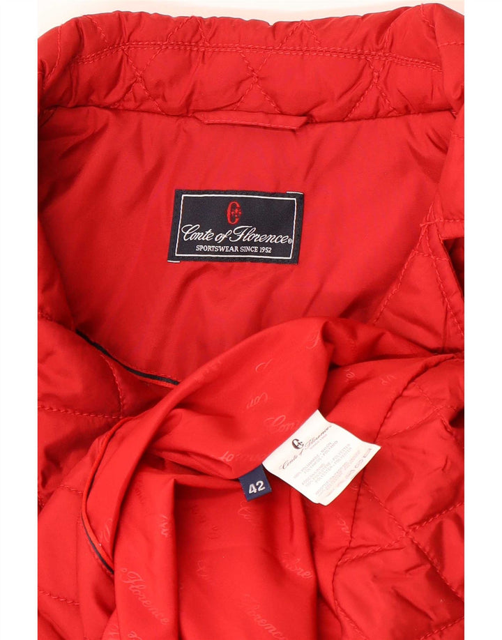 Γυναικείο καπιτονέ μπουφάν Conte of Florence IT 42 Medium Red Polyamide