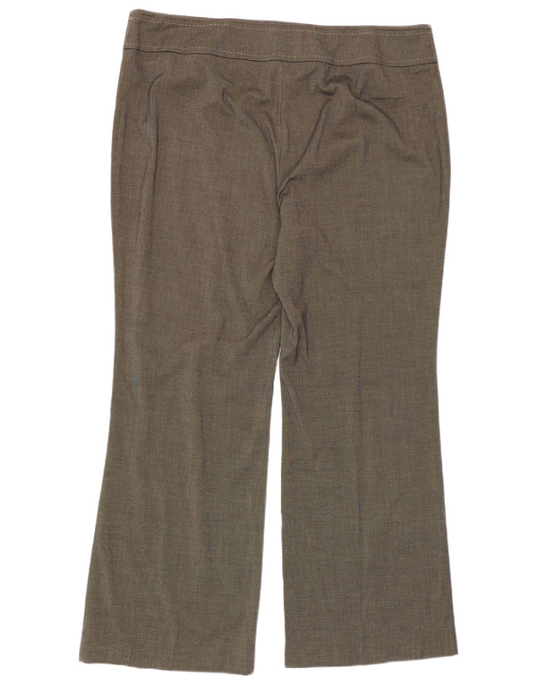 Marks & Spencer Γυναικεία Bootcut Casual Παντελόνι UK 20 2XL W40 L30 Καφέ