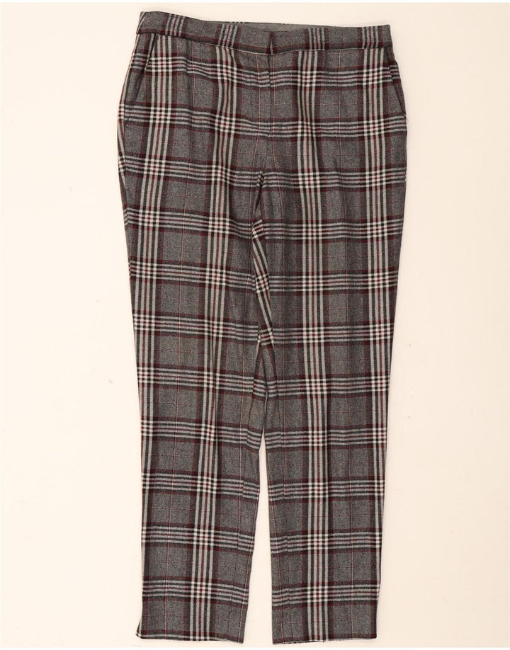 Massimo Dutti Γυναικείο παντελόνι Chino EU 40 Medium W30 L29 Grey Check