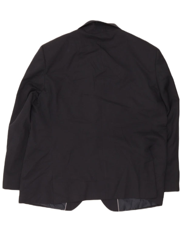 Marks & Spencer Ανδρικό μπουφάν σακάκι με 2 κουμπιά UK 48 4XL Navy Blue Polyester