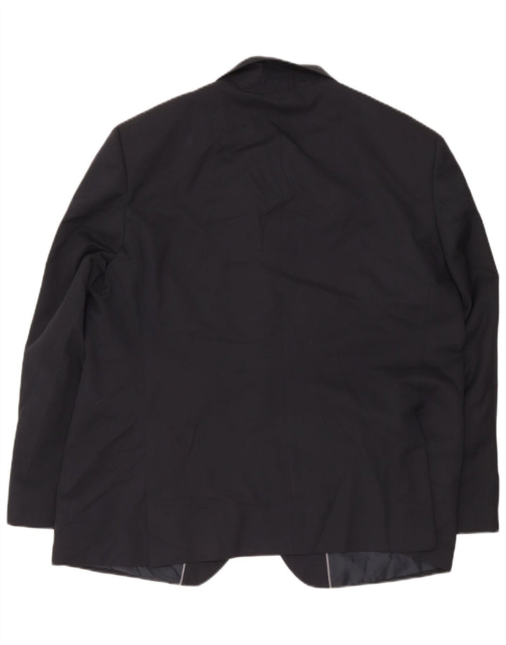Marks & Spencer Ανδρικό μπουφάν σακάκι με 2 κουμπιά UK 48 4XL Navy Blue Polyester