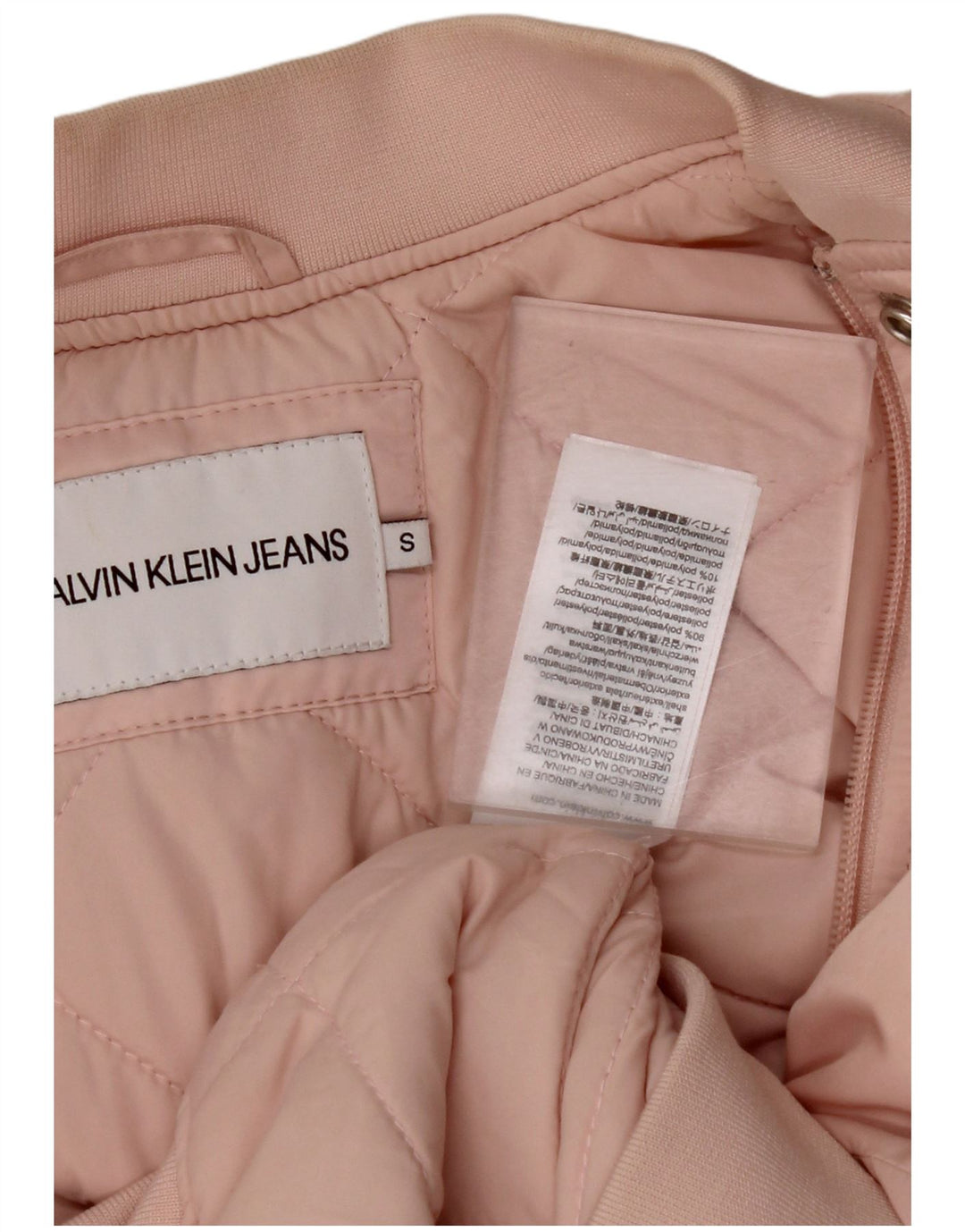 CALVIN KLEIN JEANS Γυναικείο Oversized Bomber Jacket UK 10 Small Pink