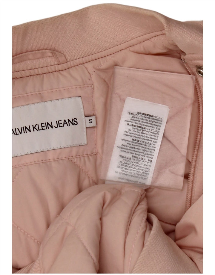 CALVIN KLEIN JEANS Γυναικείο Oversized Bomber Jacket UK 10 Small Pink