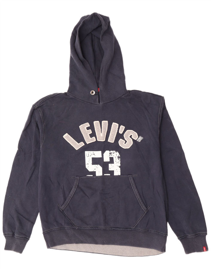 Ανδρικό γραφικό κουκούλα Levi's Jumper XL Navy Blue