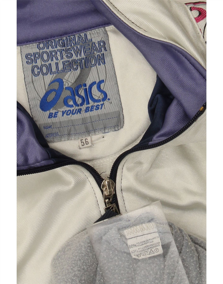Ανδρική φόρμα γραφικής φόρμας Asics Top Jacket IT 56 XL Blue Colourblock Polyamide