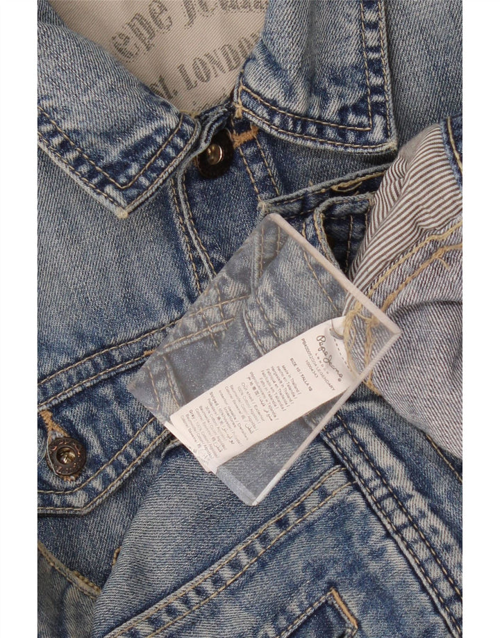 Τζιν μπουφάν PEPE JEANS Boys 9-10 Years Blue Cotton