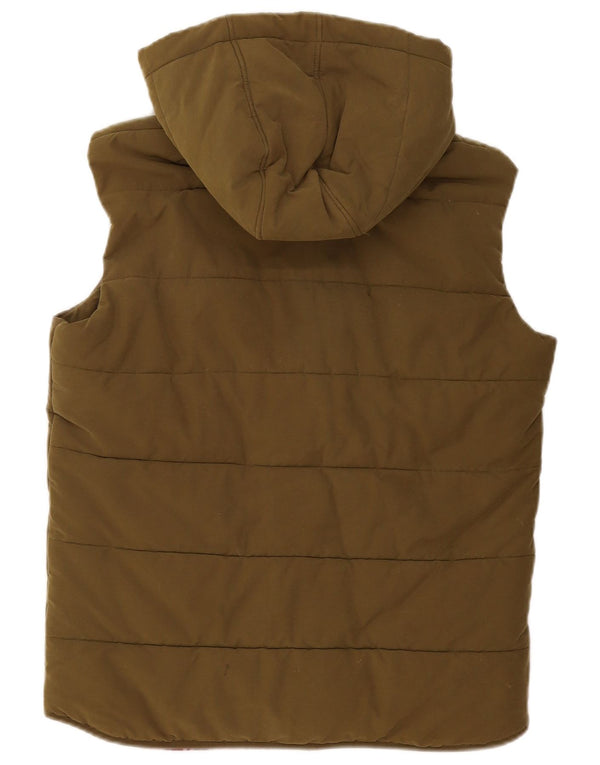 Jack Wills Ανδρική κουκούλα με επένδυση Gilet UK 38 Medium Khaki