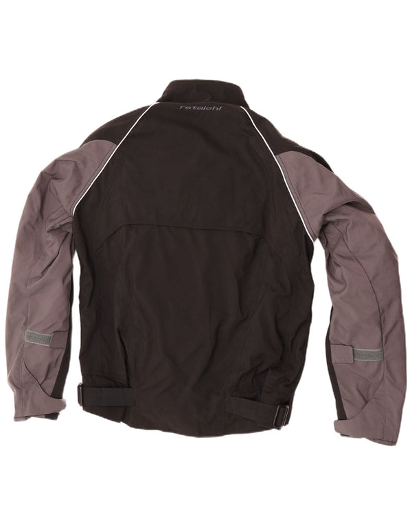 Ανδρικό RS Taichi Graphic Racer Jacket UK 38 Medium Black Colorblock Nylon