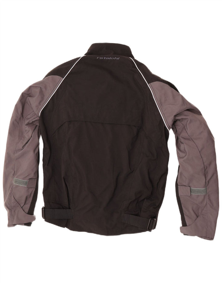 Ανδρικό RS Taichi Graphic Racer Jacket UK 38 Medium Black Colorblock Nylon