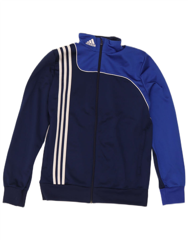 Adidas Boys αθλητική φόρμα Adidas Top Jacket 15-16 Years Navy Blue Colourblock