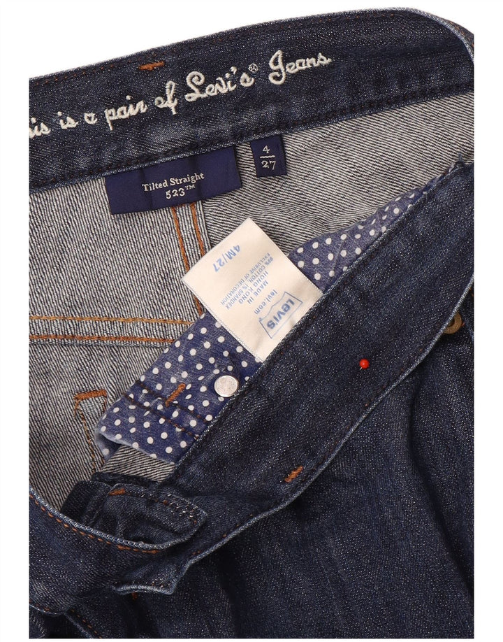 Γυναικείο τζιν ίσιο με κλίση Levi's US 4 Small W27 L30 Μπλε βαμβακερό