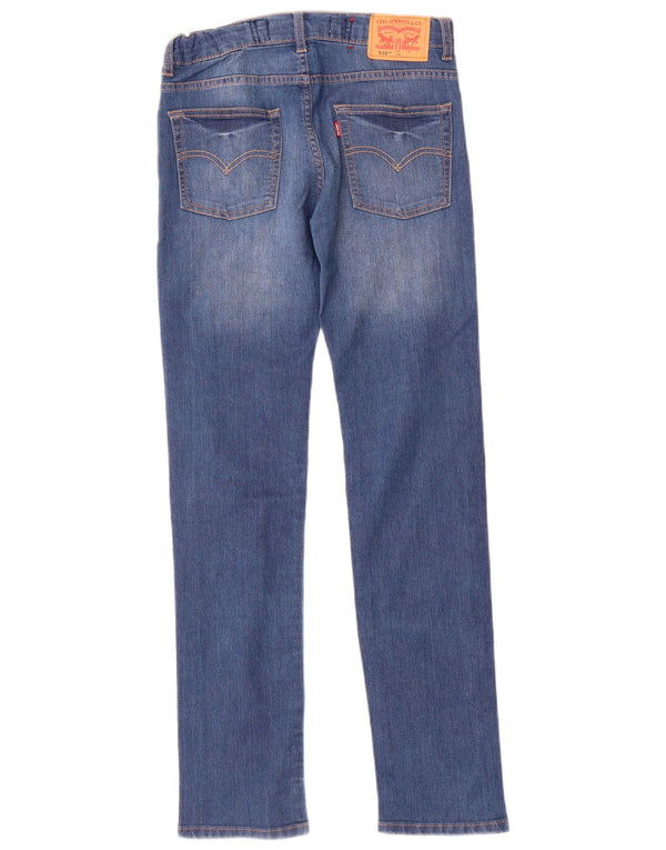 Levi's Girls 510 Skinny Jeans 13-14 ετών W28 L30 Μπλε βαμβακερό