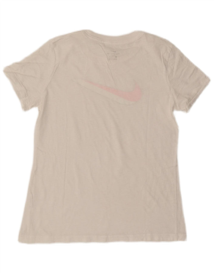 Γυναικείο γραφικό μπλουζάκι Nike Top UK 10 Small White