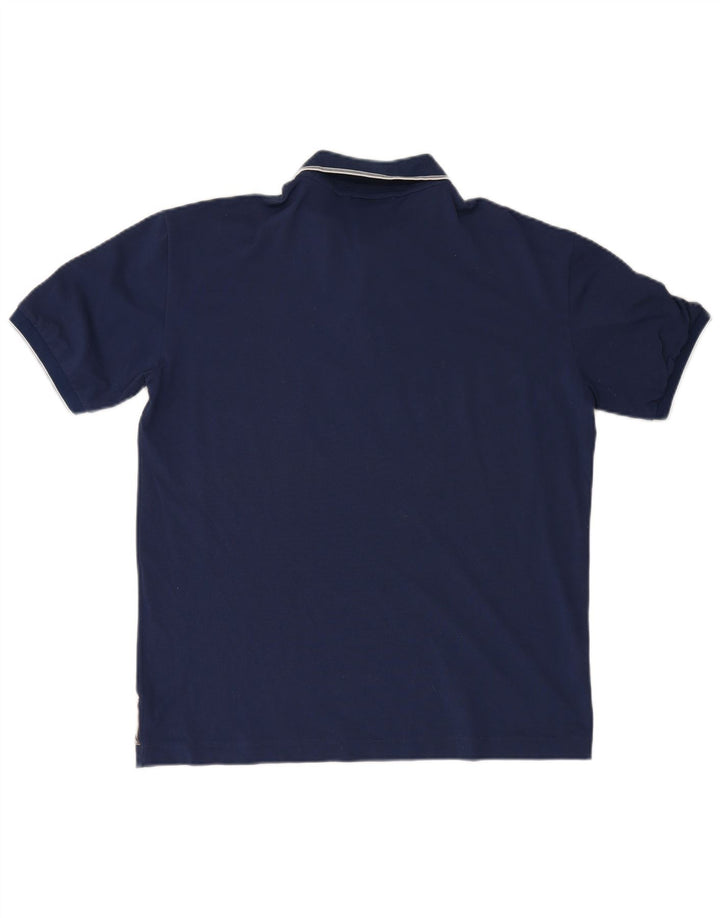 AUSTRALIAN L'ALPINA Ανδρικό μπλουζάκι πόλο IT 54 XL Navy Blue Polyamide