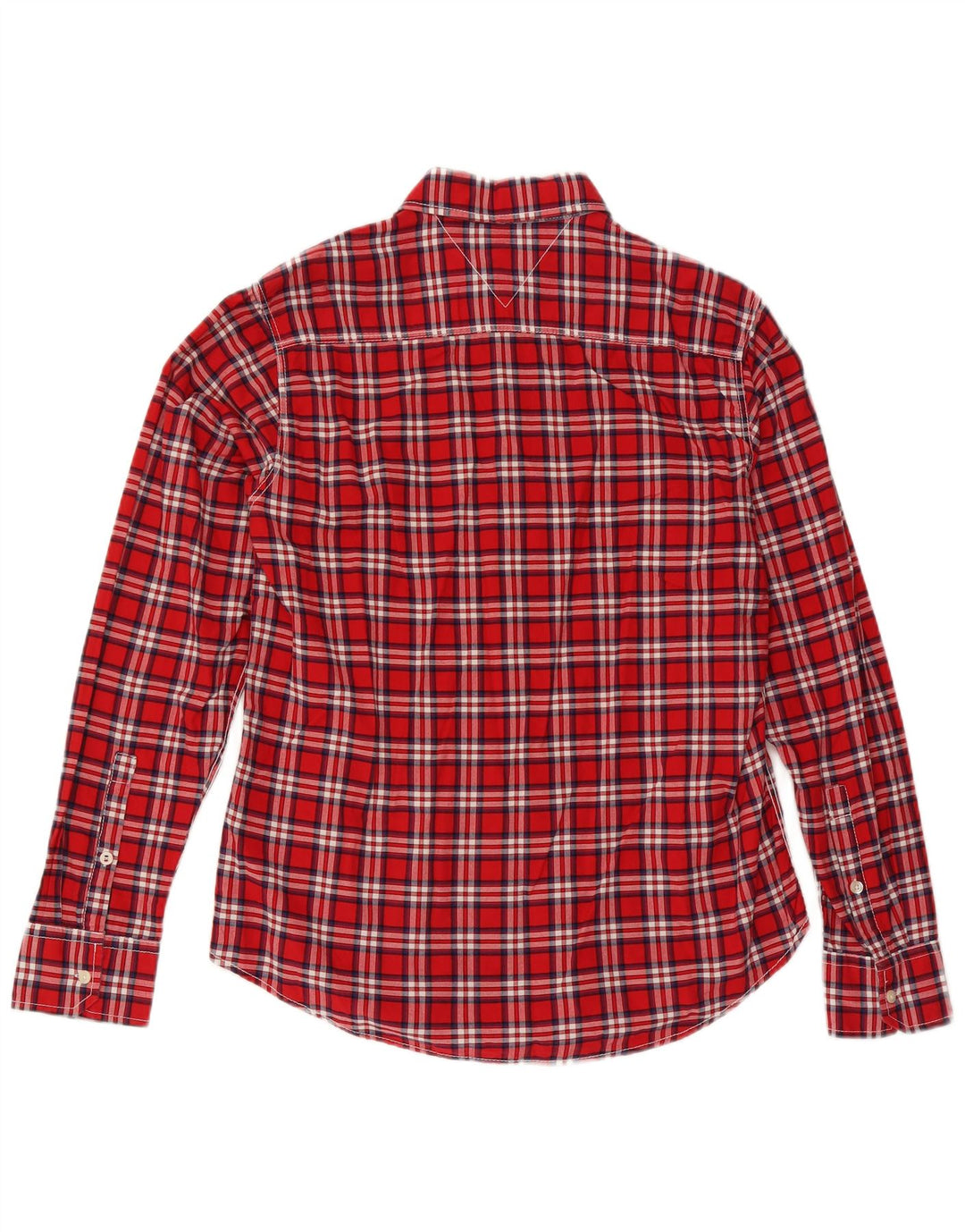 Ανδρικό πουκάμισο Tommy Hilfiger XL Red Check Cotton