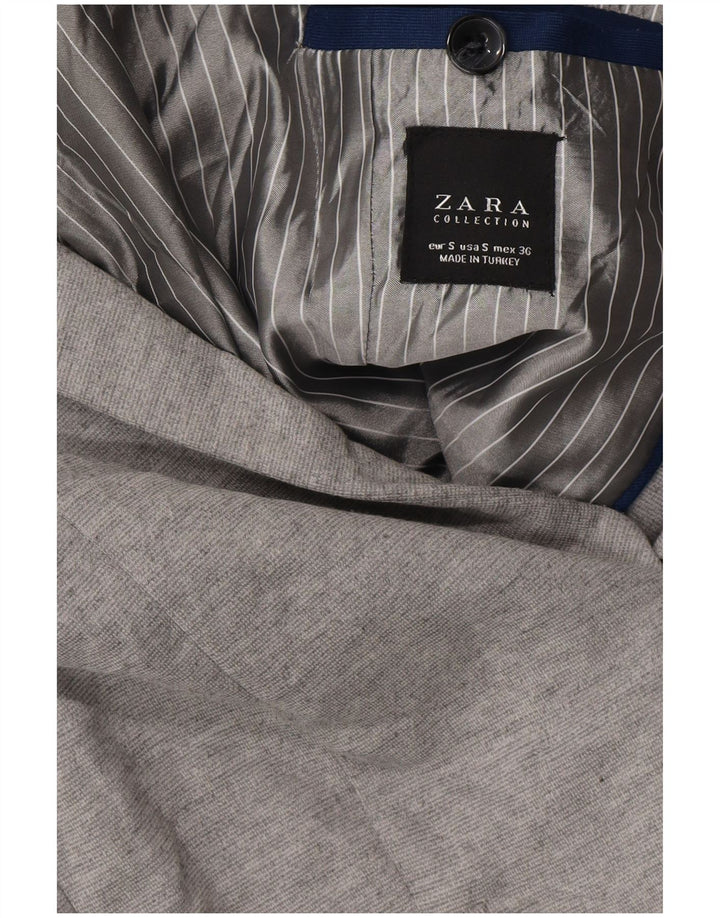 Zara Ανδρικό σακάκι με 1 κουμπί UK 36 Small Grey
