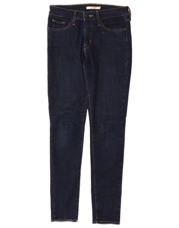 Levi's Womens 311 Shaping Skinny Jeans W26 L30 Navy Blue Cotton