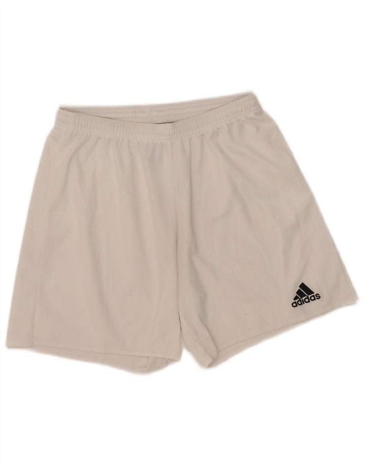 Ανδρικό σορτς Adidas Aeroready Αθλητικό μεσαίο λευκό πολυεστέρα