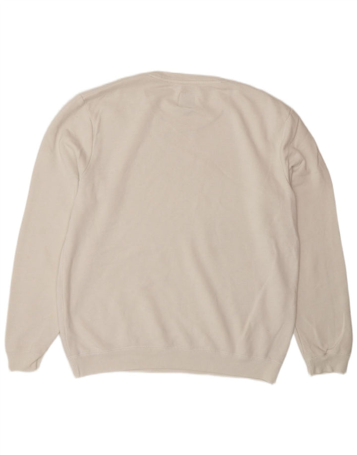 Ανδρικό φούτερ Jack Wills Jumper μεγάλο λευκό βαμβακερό