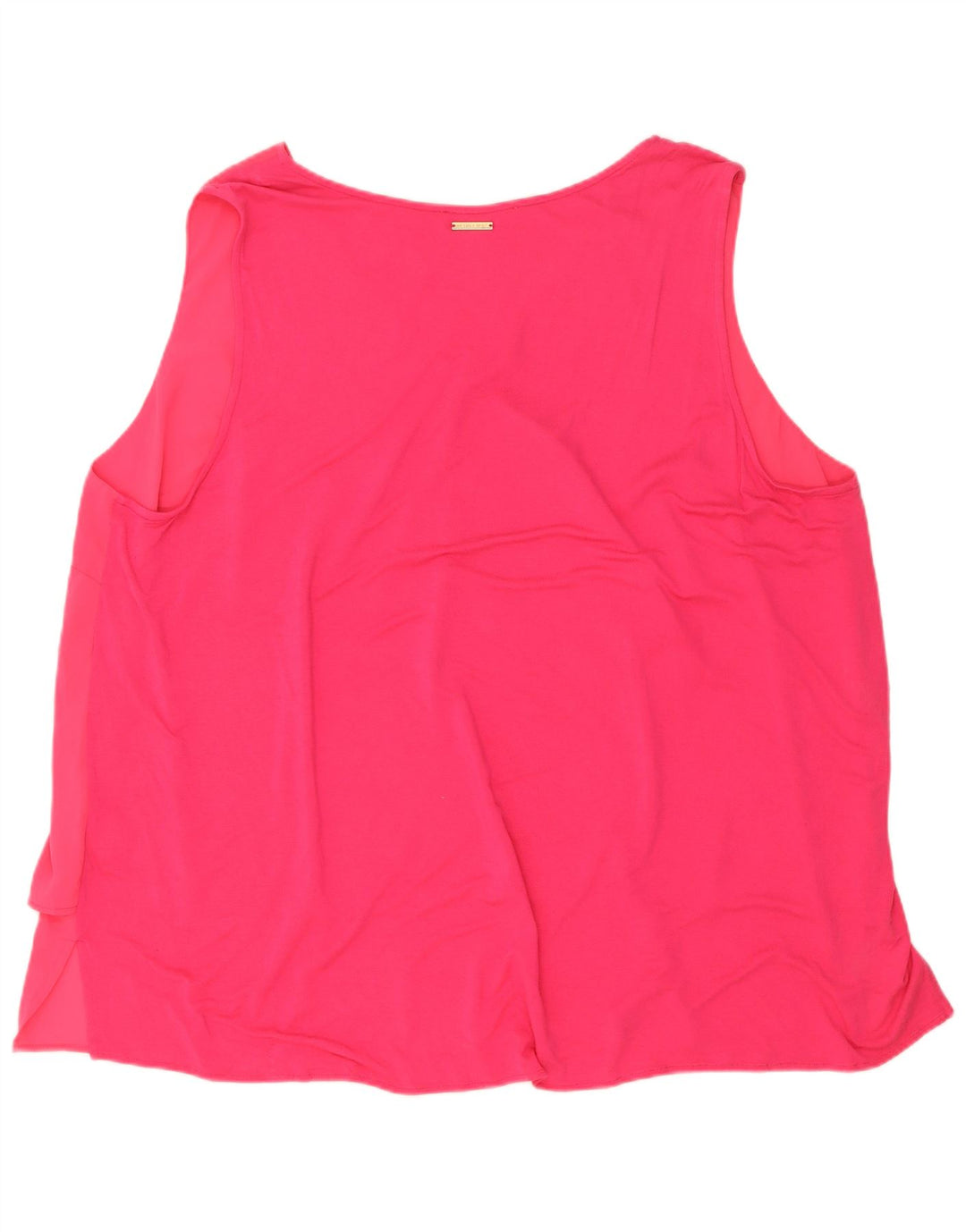 Michael Kors Γυναικεία Αμάνικη Μπλούζα Τοπ UK 22 3XL Pink Polyester